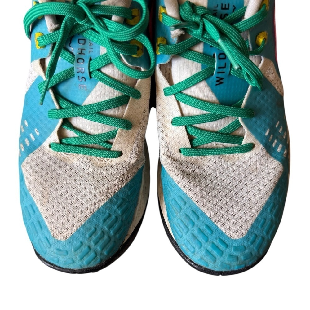 Nike - Air Zoom Wildhorse 5 Trail Running Shoes White Pink Blue Fury Sz 9 - Picture 4 of 11